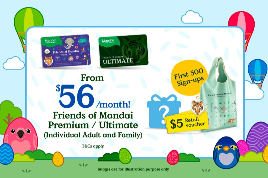 Be a Friend of Mandai, Every Moment Counts