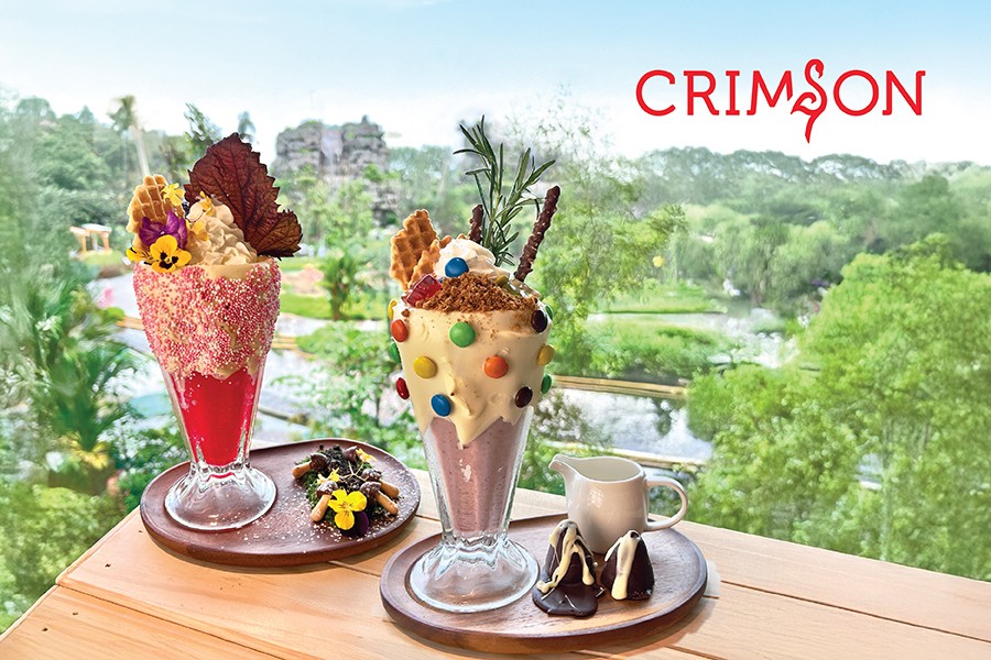 Image of new drinks at Crimson Restaurant