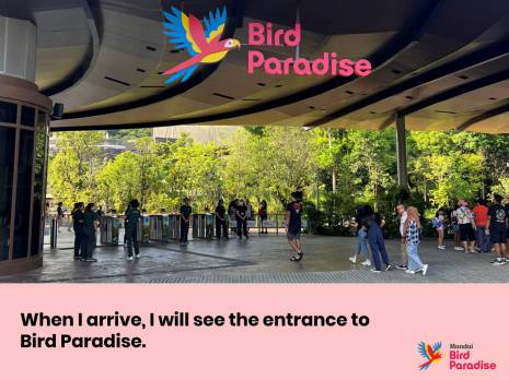 picture of bird paradise entrance