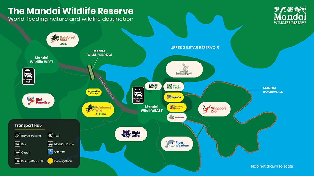 Mandai Wildlife Reserve Map