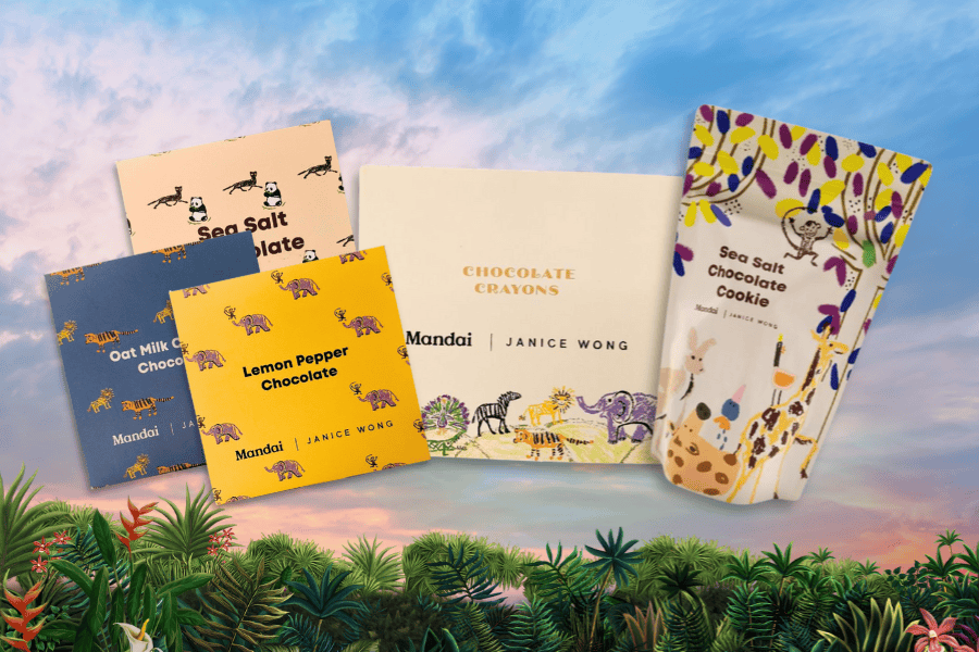 Janice Wong x Mandai chocolate and confectionaries