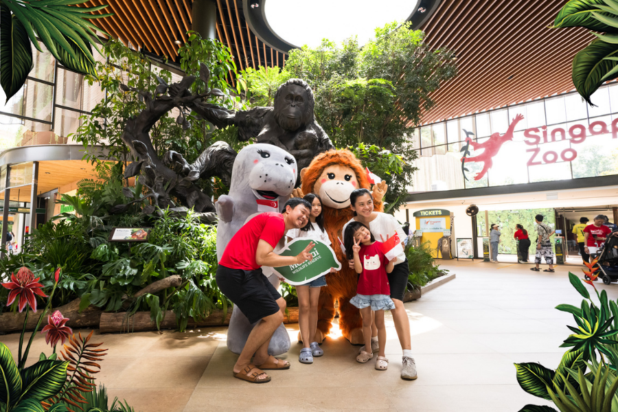 Meet & Greet with our Stars of Mandai Mascots
