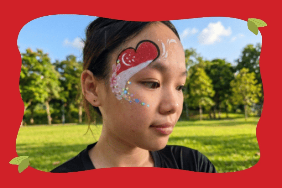 National Day Face Painting