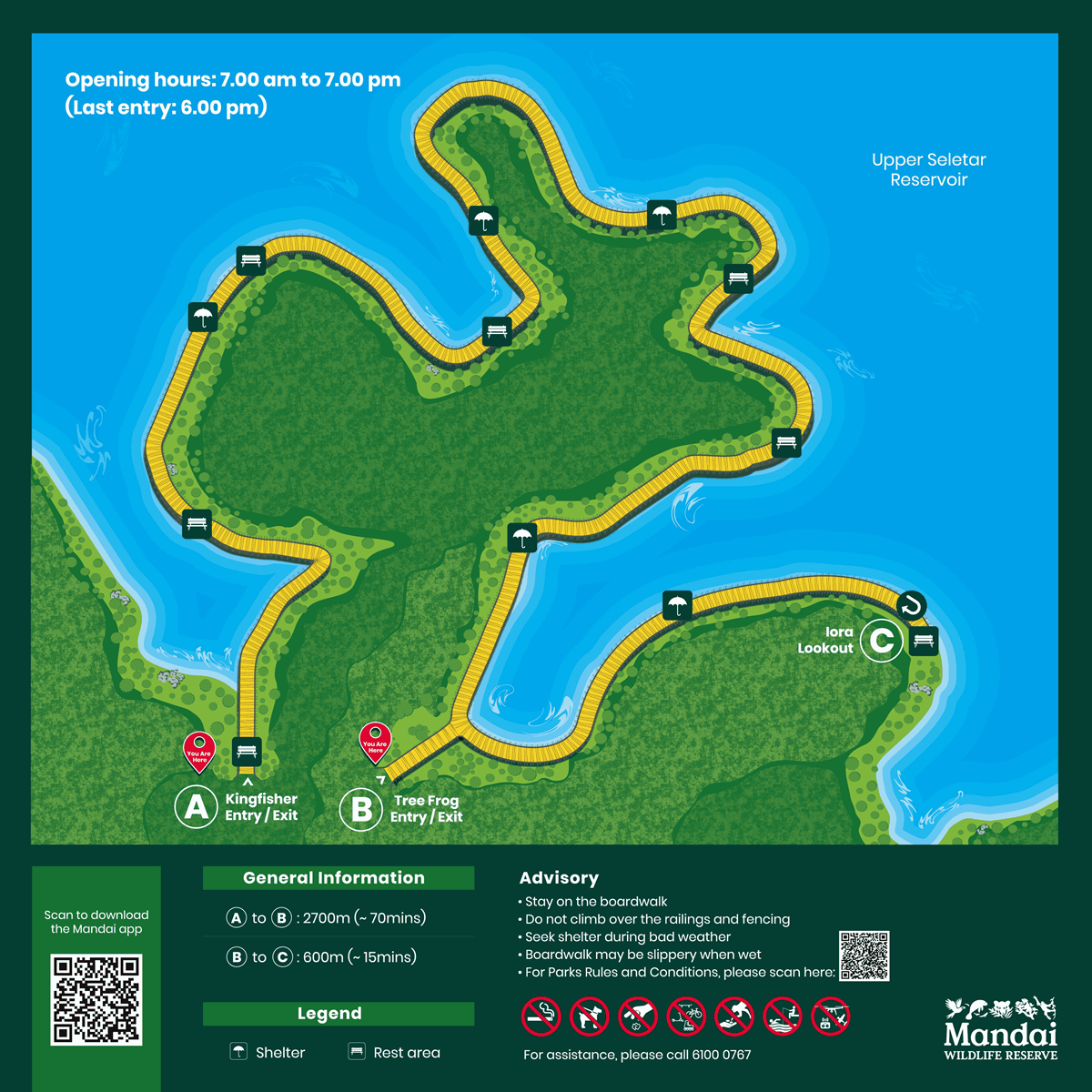 Mandai Boardwalk Map