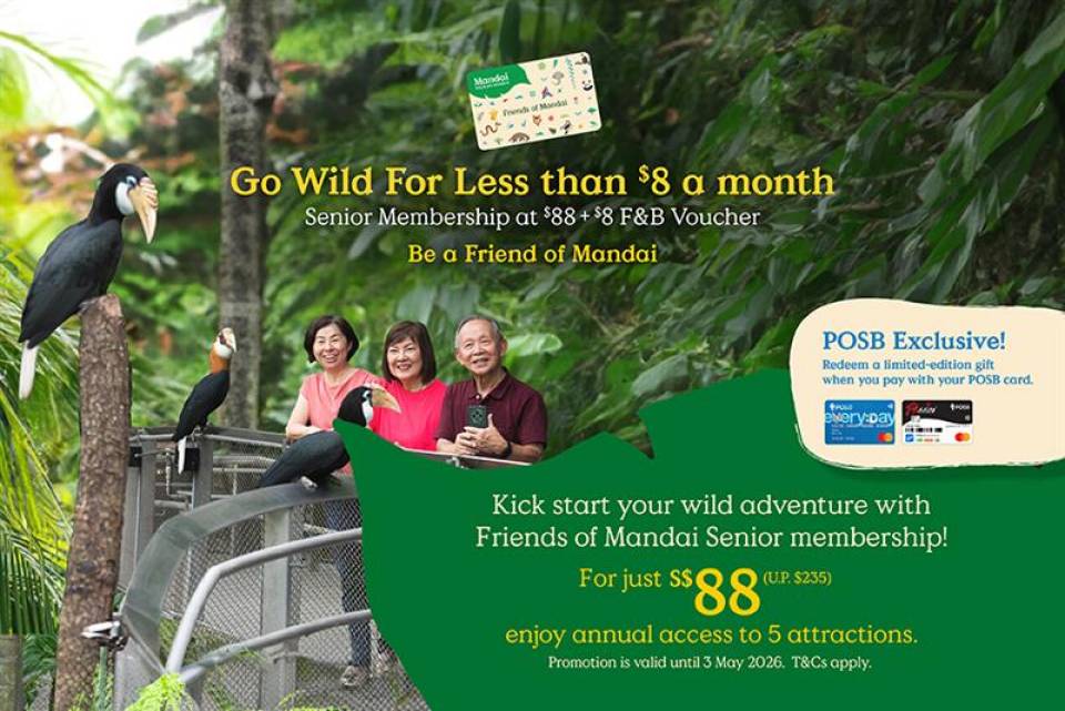 Exclusive POSB Gift for Friends of Mandai Senior membership 