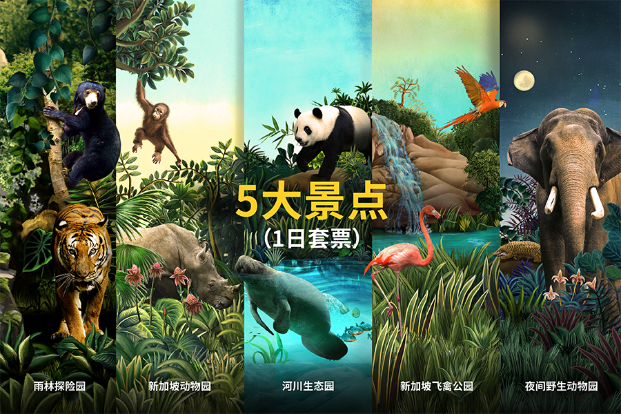 5大景点（1日套票）