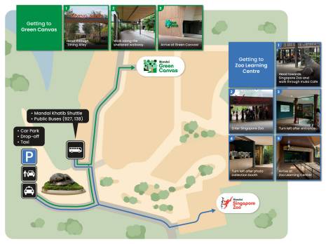 graphic image of mandai venue map