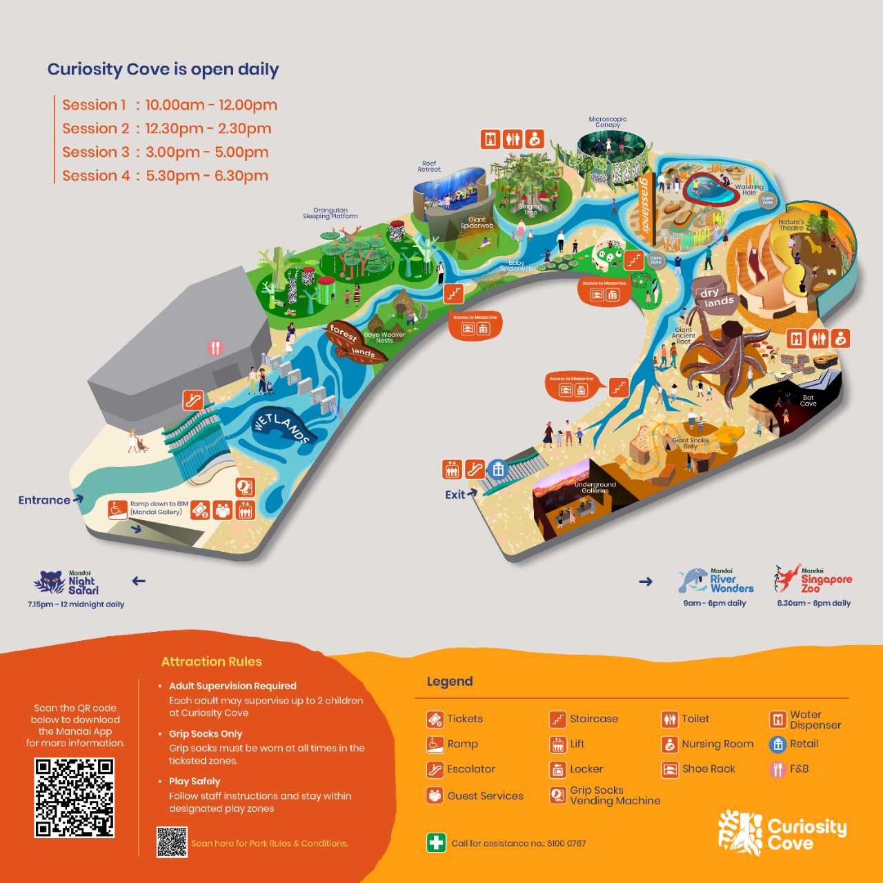 Curiosity Cove Map